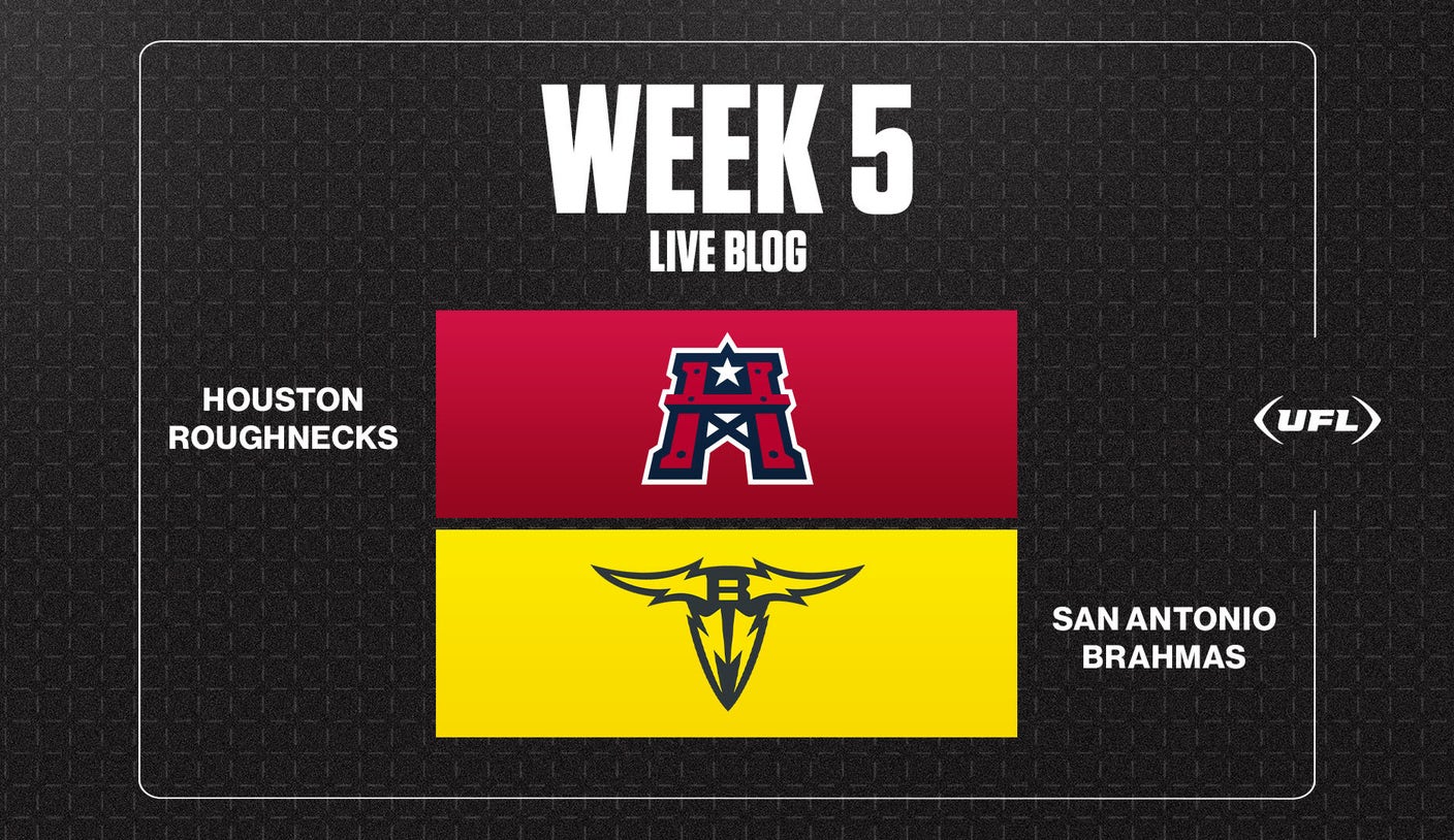 Roughnecks vs. Brahmas live updates: Top moments from UFL Week 5