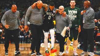 Next Story Image: Bucks star Damian Lillard tears Achilles, putting his 2025-26 season at risk