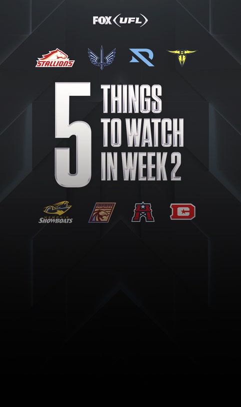 Five things to watch for in Week 2 of the 2025 UFL season