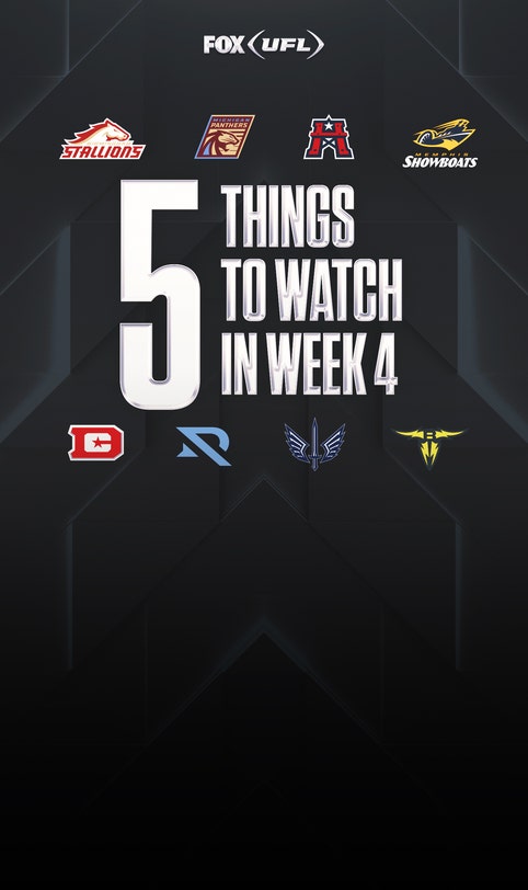 Five things to watch for in Week 4 of the 2025 UFL season