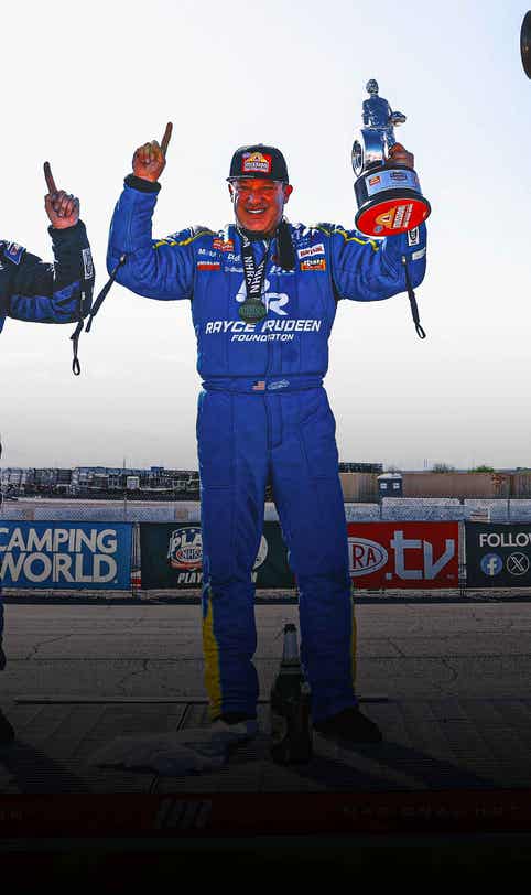 Former NASCAR star Tony Stewart earns first career Top Fuel victory in NHRA