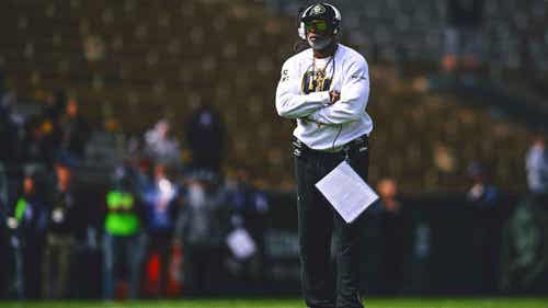 NEXT Trending Image: Deion Sanders focuses on QB battle, not jersey ceremony, at Colorado's spring game