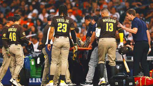 MLB Trending Image: Padres DH Luis Arraez out of hospital after scary collision