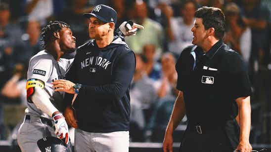 Jazz Chisholm Jr. blasts ump after ejection from Yankees' 6-3 win over Rays