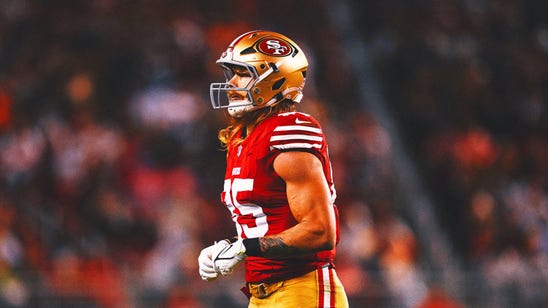 49ers' George Kittle absent from voluntary workouts amid expiring contract