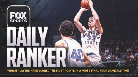 Who are the highest scorers in a national semifinal game in NCAA Men's Tournament history?