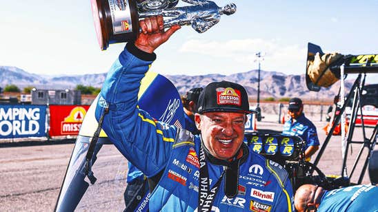 Former NASCAR star Tony Stewart earns first career Top Fuel victory in NHRA