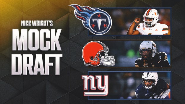 Saints grab QB, 5 WRs go top 20 in Nick Wright's second NFL mock draft