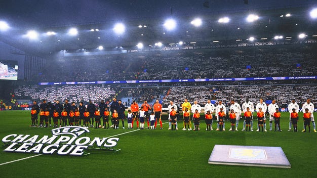 Europa League anthem played by mistake before Villa-PSG in Champions League