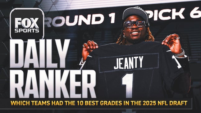 Which teams had the best grades in the 2025 NFL Draft?