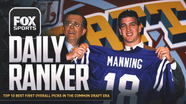 Who are the 10 best first overall picks in the common draft era?