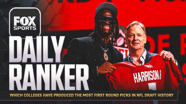 Which colleges have produced the most first-round picks in NFL Draft history?