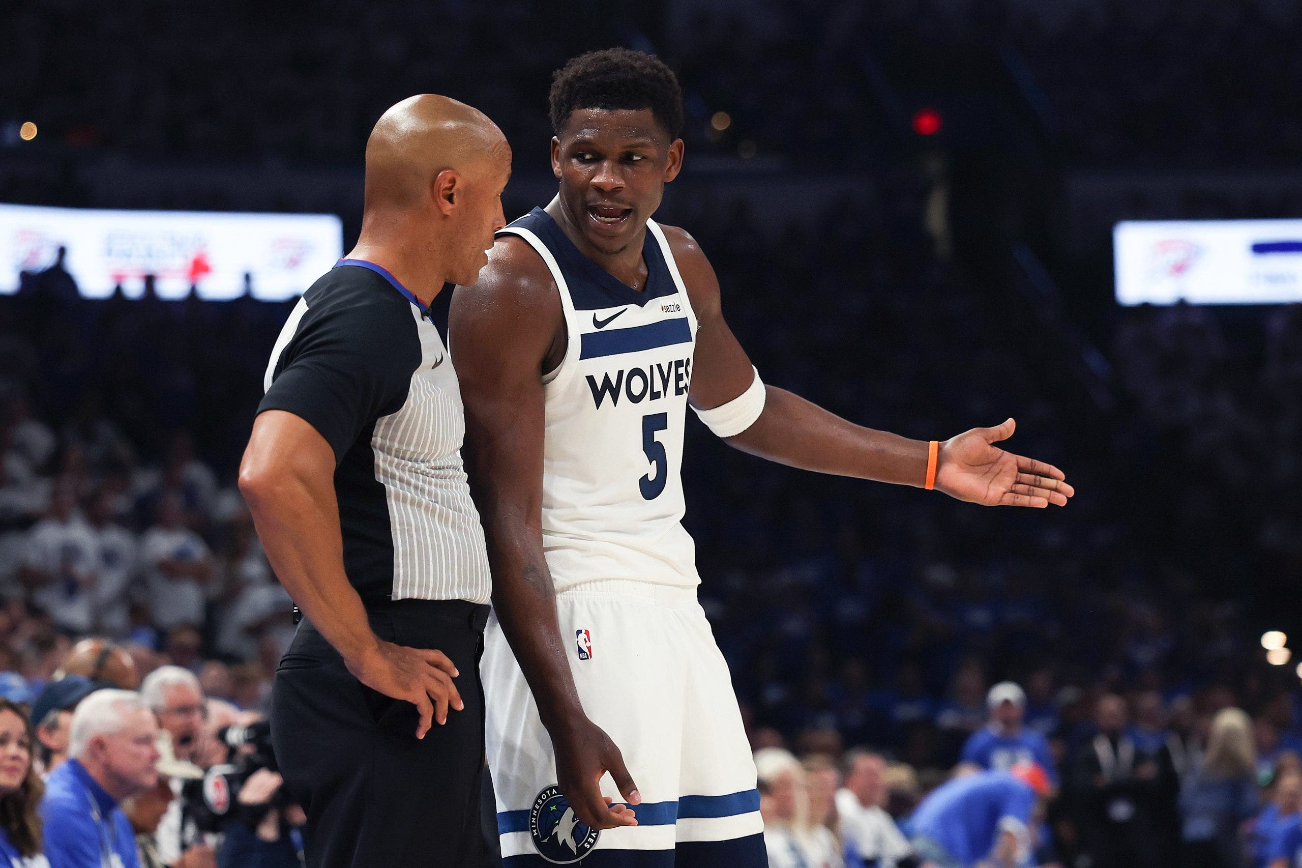 It's now two straight seasons that Anthony Edwards and the Timberwolves have fell short in the West. (Photo by Matthew Stockman/Getty Images)