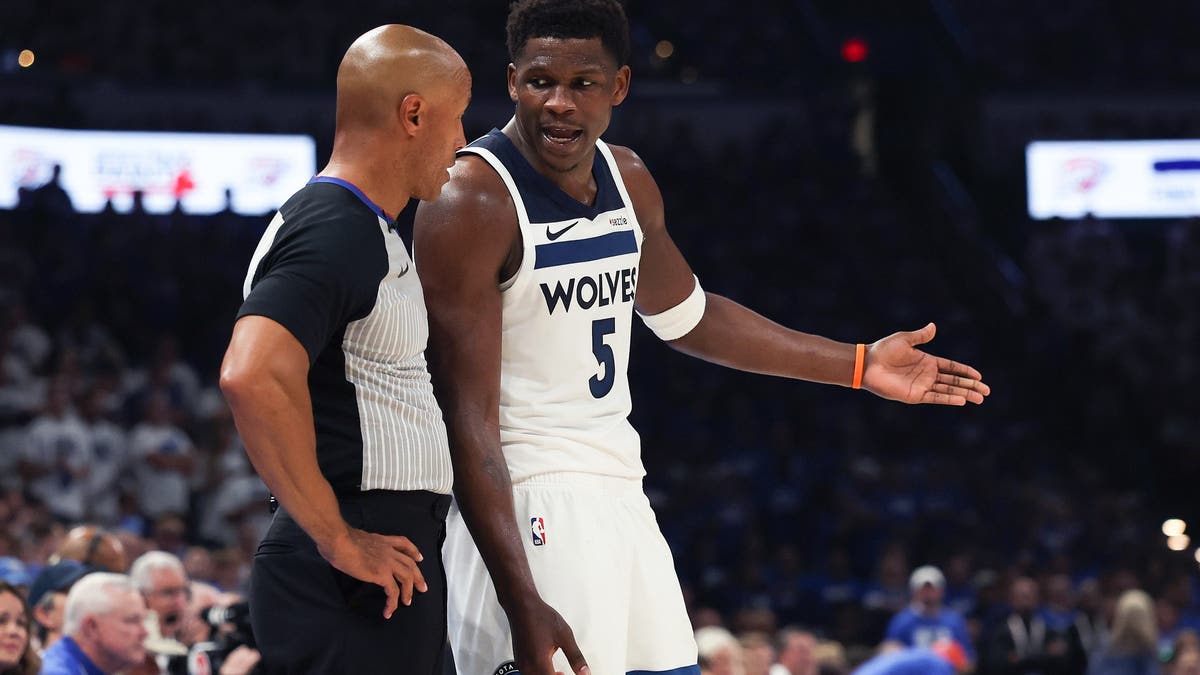 It's now two straight seasons that Anthony Edwards and the Timberwolves have fell short in the West. (Photo by Matthew Stockman/Getty Images)