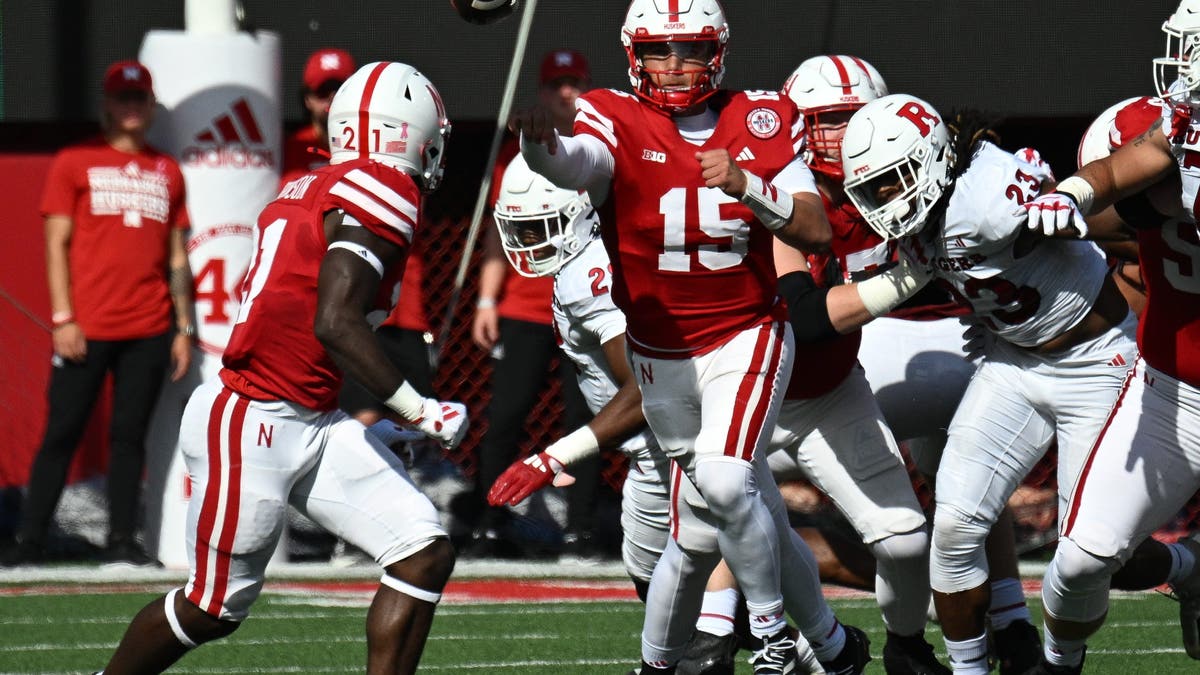 Dylan Raiola enters his second season as Nebraska's starting quarterback, helping the Cornhuskers play in their first bowl game in eight seasons. (Photo by Steven Branscombe/Getty Images)
