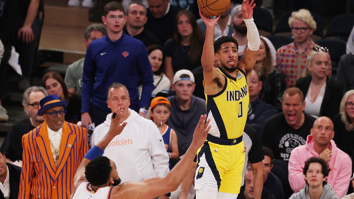 It was a quiet night in the Garden for Tyrese Haliburton. (Photo by Al Bello/Getty Images)