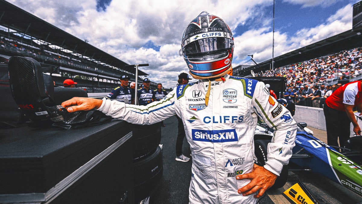 Helio Castroneves before the 109th Indy 500