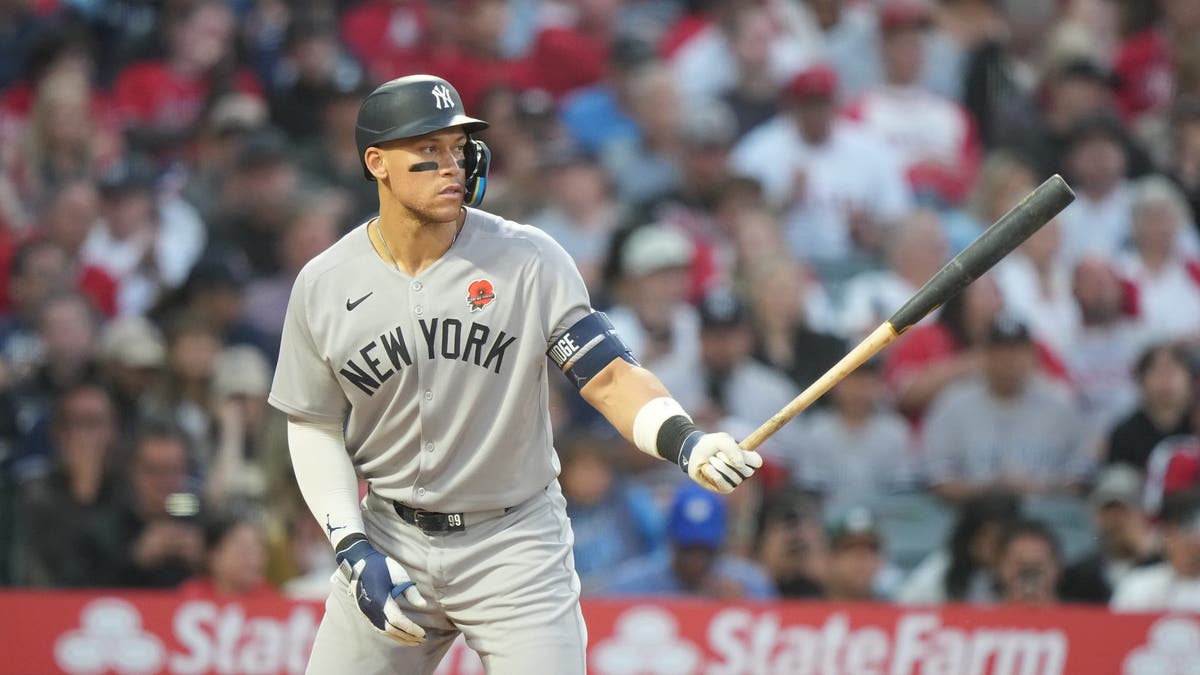 Aaron Judge on his way to a third MVP season? It feels that way. (Photo by Erick W. Rasco/Sports Illustrated via Getty Images)?