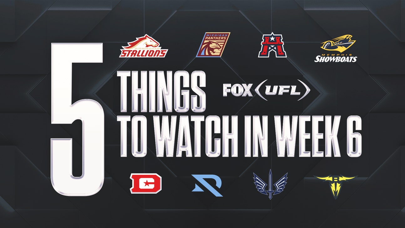 Five things to watch for in Week 6 of the 2025 UFL season