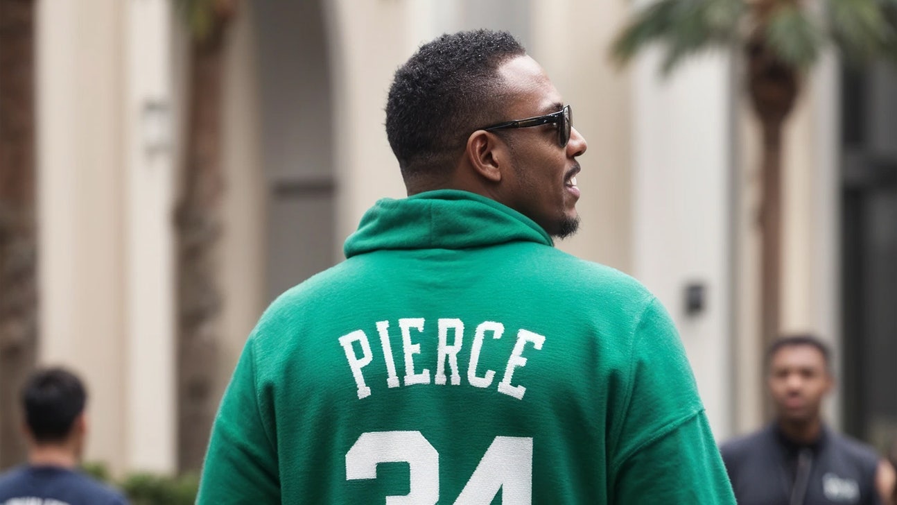 KG, Keyshawn and a dinosaur: Best moments from Paul Pierce's 8-hour walk to work