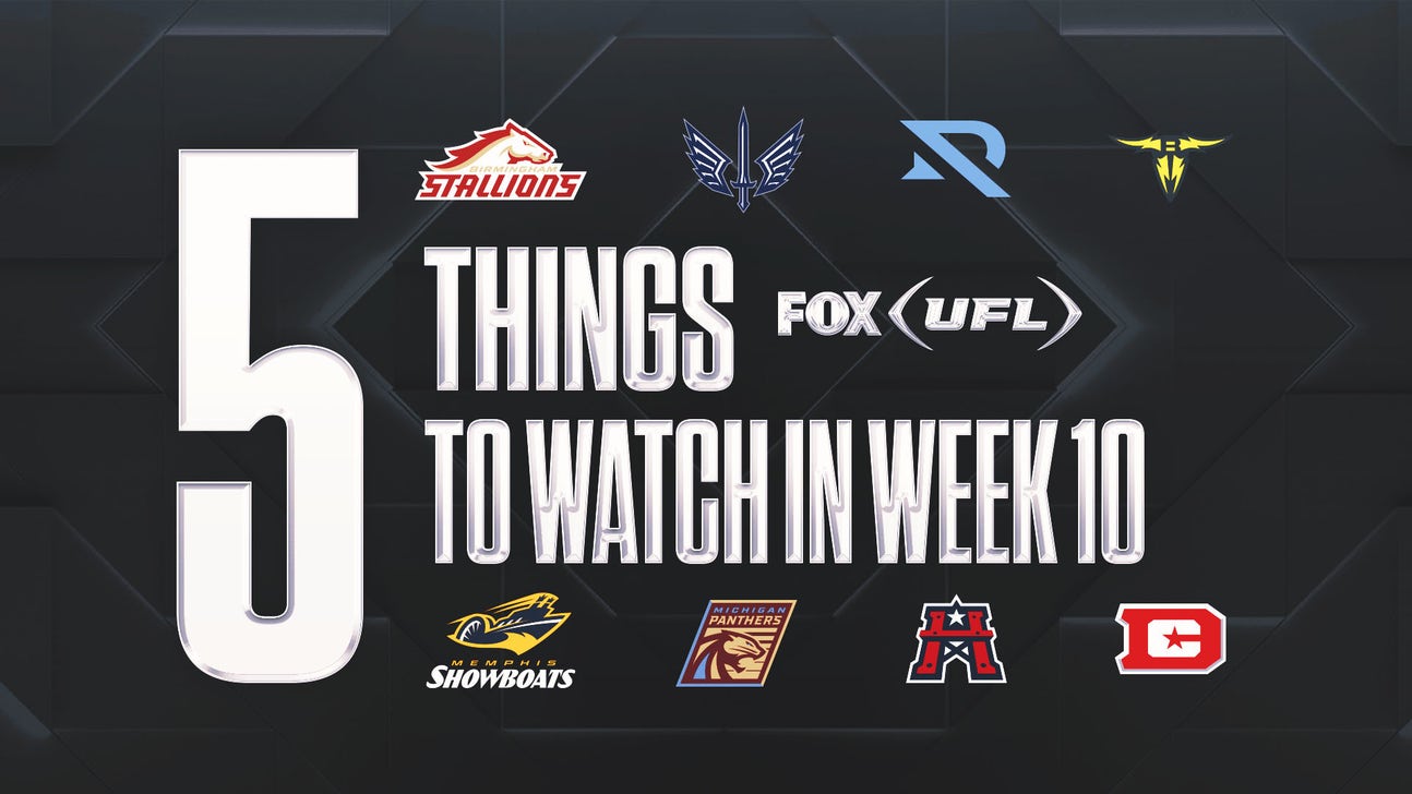 Five things to watch for in Week 10 of the 2025 UFL season