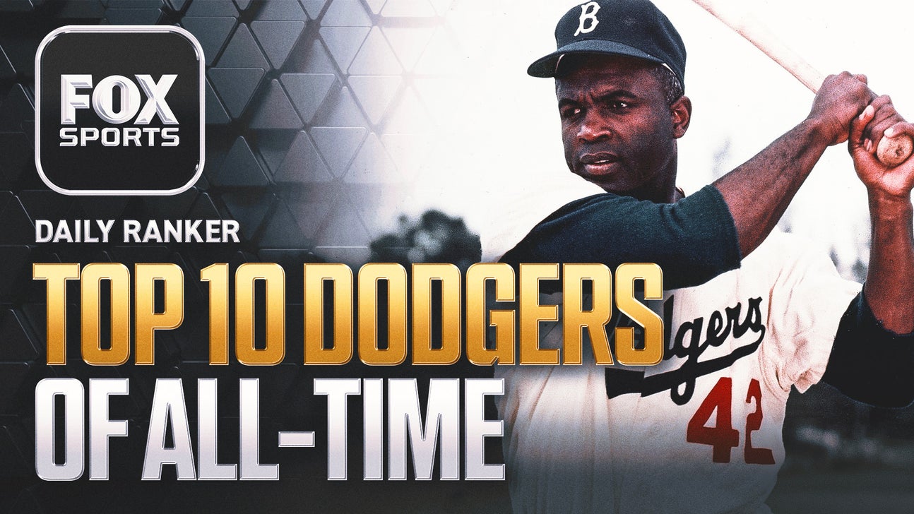 Who are the top 10 Dodgers of all-time?