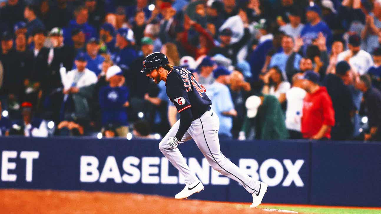 Guardians' Daniel Schneemann puts himself in Babe Ruth territory with grand slam