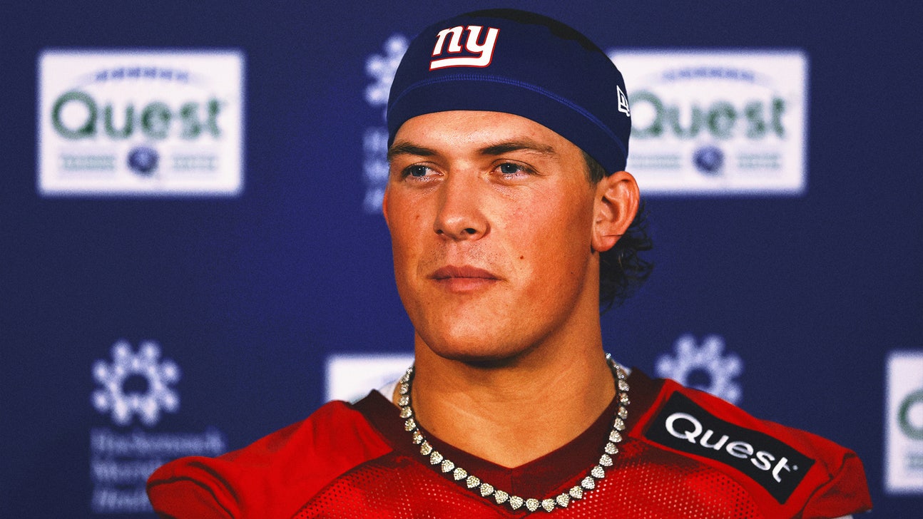 Giants QB Jaxson Dart took sparkling heart necklace from his sister's room