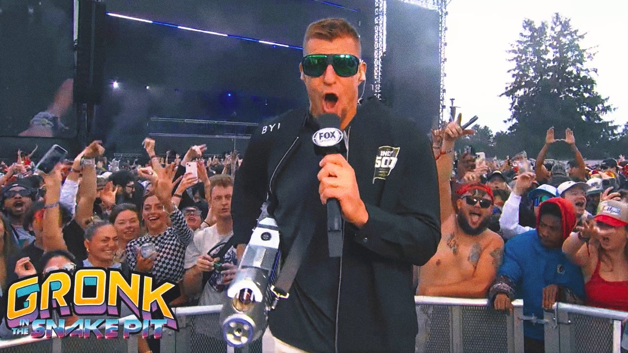 Rob Gronkowski and the Indy 500 Snake Pit was a match made in party heaven