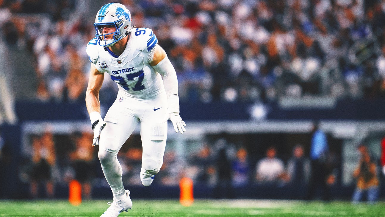 Lions DE Aidan Hutchinson says he's fully cleared from 2024's broken leg