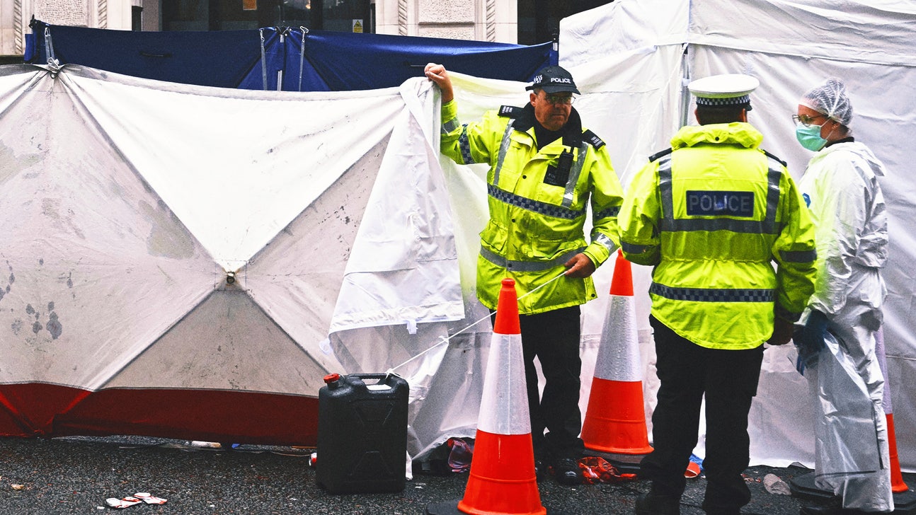 Liverpool soccer parade suspect still in custody, wounded number 'nearly 80'