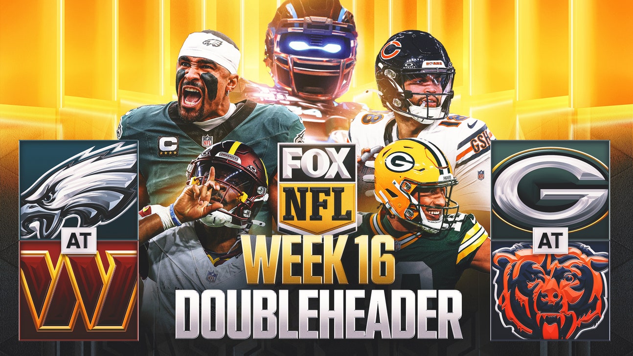 Eagles-Commanders highlights special NFL on FOX Saturday doubleheader in Week 16