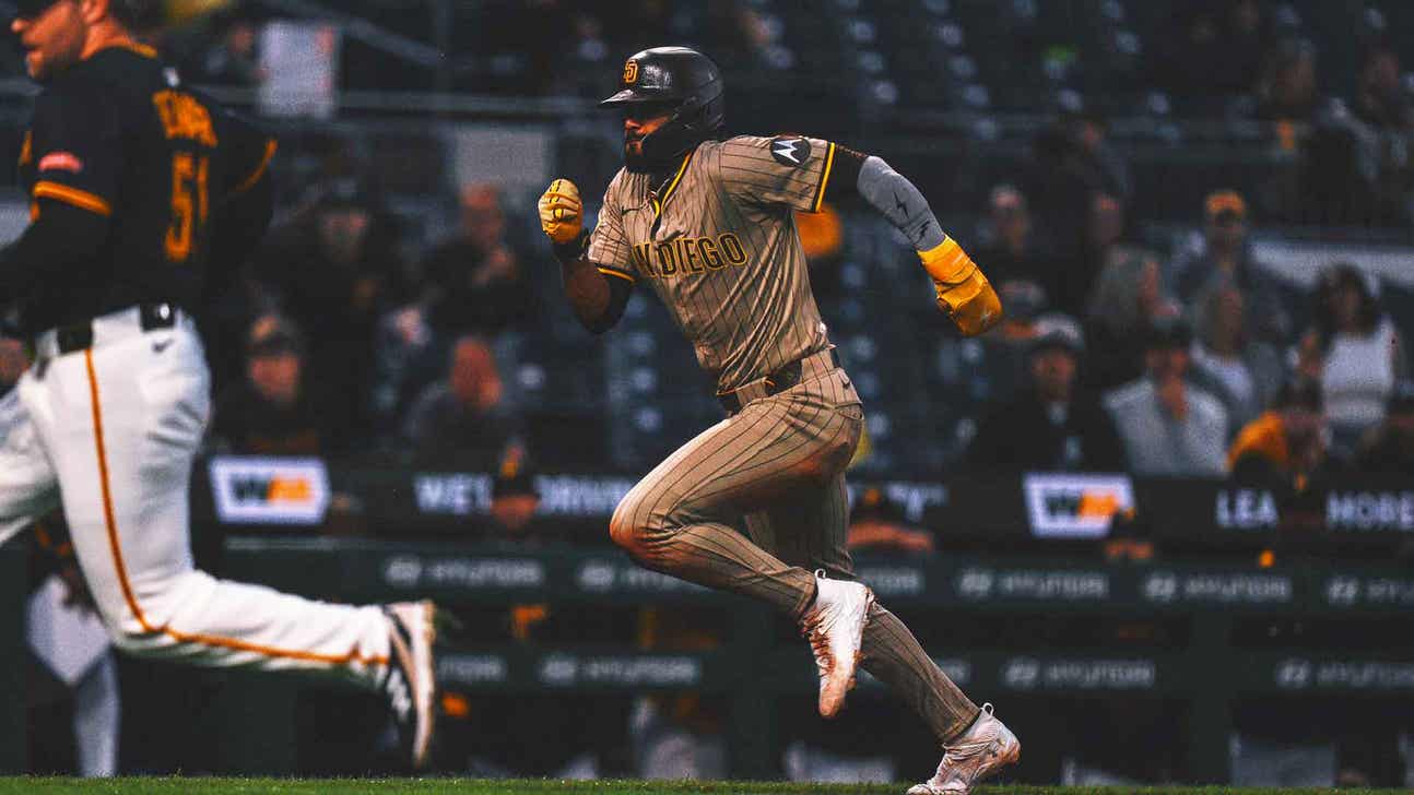 Fernando Tatis Jr. scores Padres' winning run on wild pitch AND joins 100-100 club