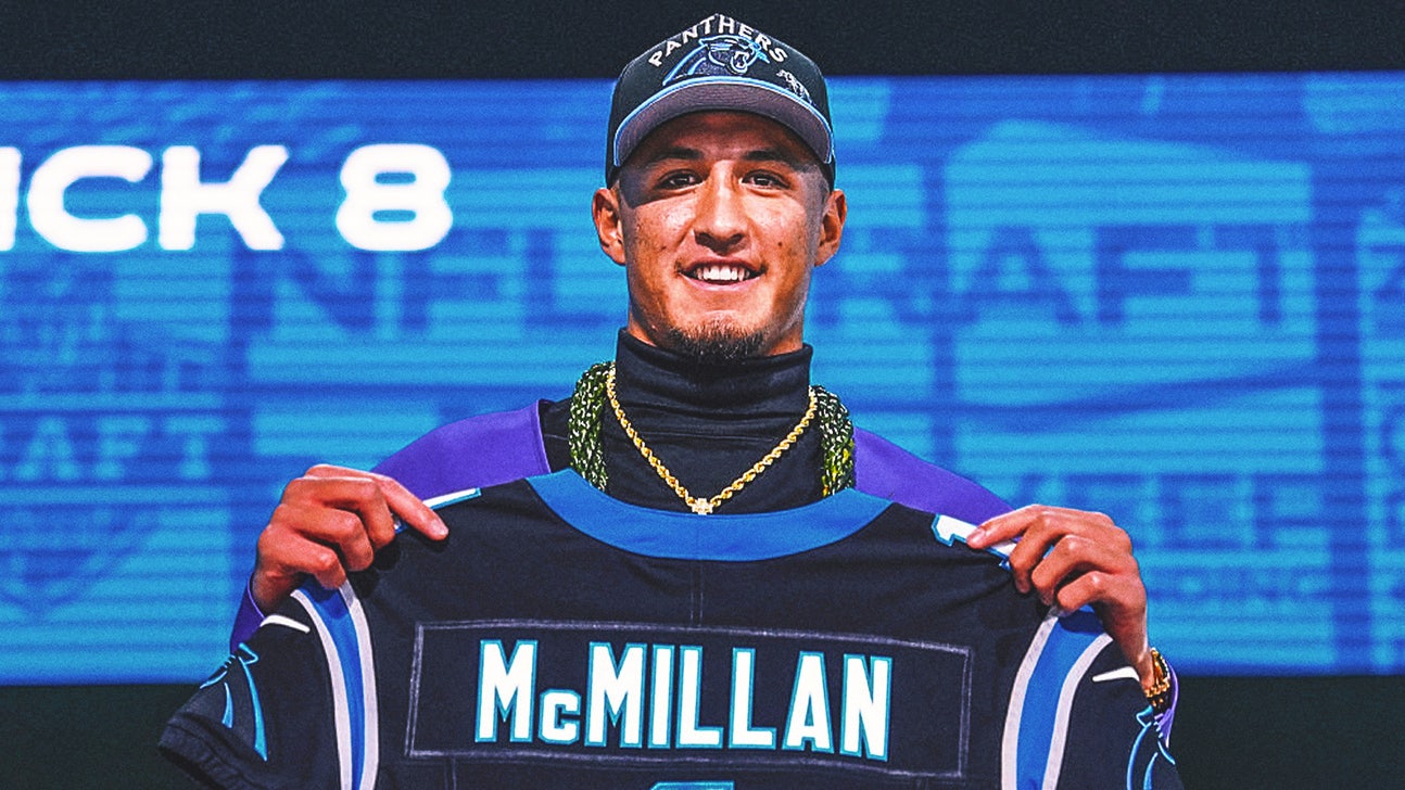 Panthers rookie WR Tetairoa McMillan: 'I'm looking forward to bringing joy back'
