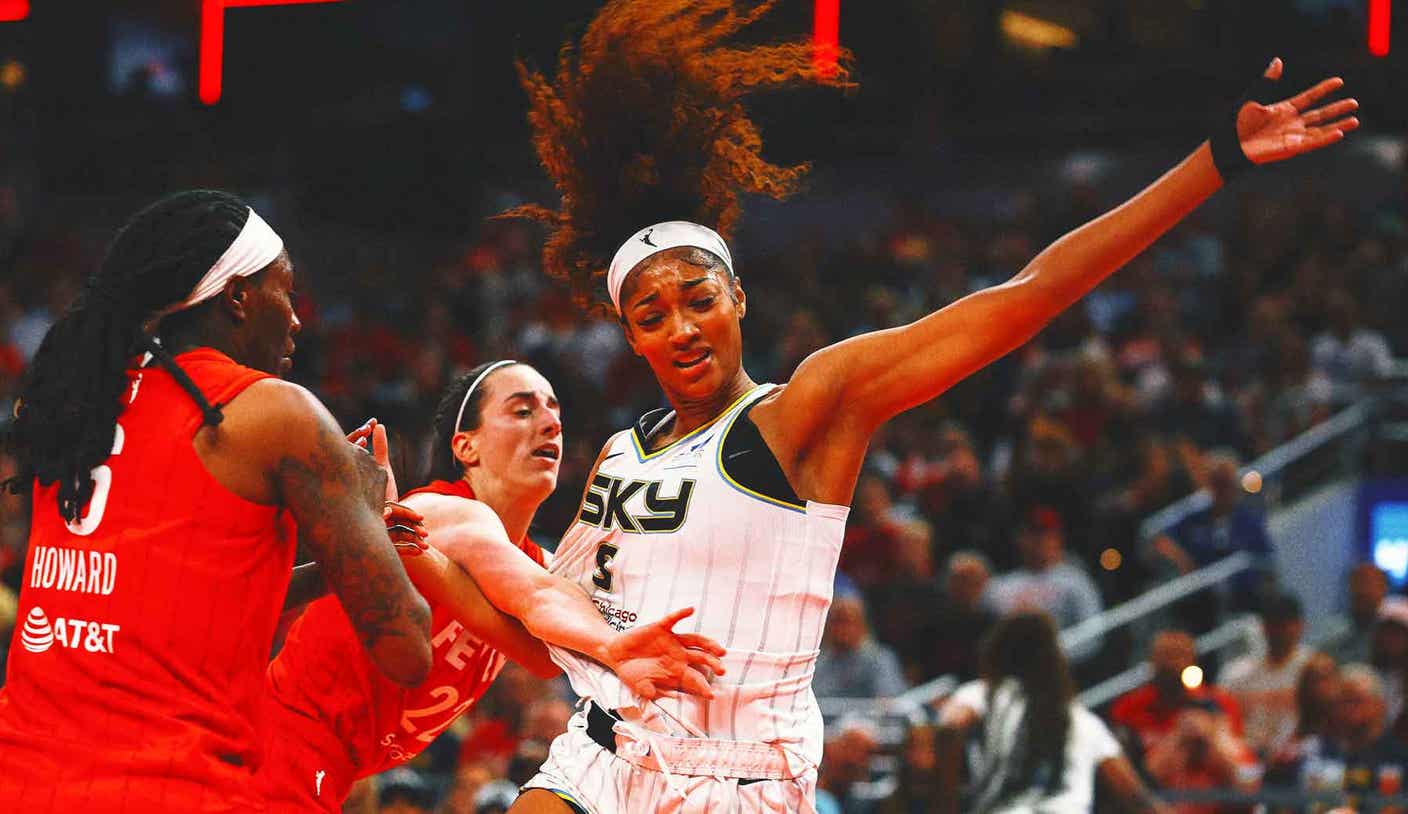 Caitlin Clark gets triple-double and flagrant foul vs. Angel Reese in Fever's opener
