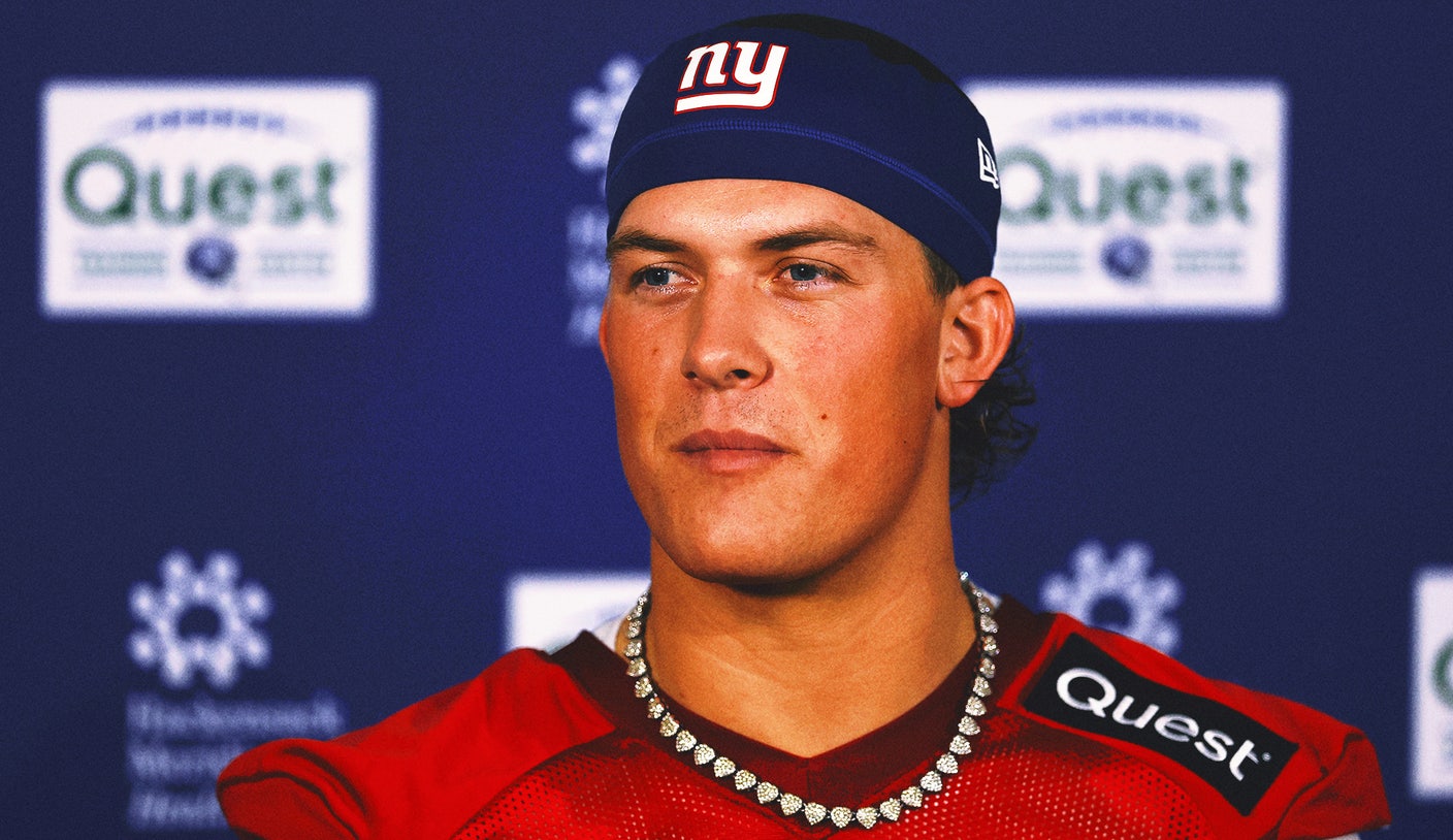 Giants QB Jaxson Dart took sparkling heart necklace from his sister's room