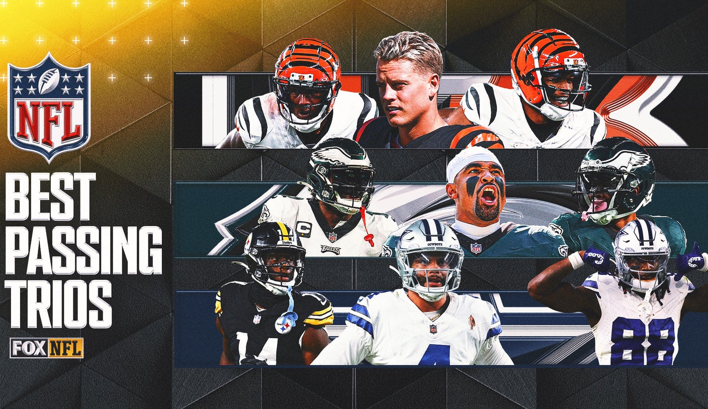 NFL's top 10 passing trios: Where do Cowboys rank after trading for George Pickens?
