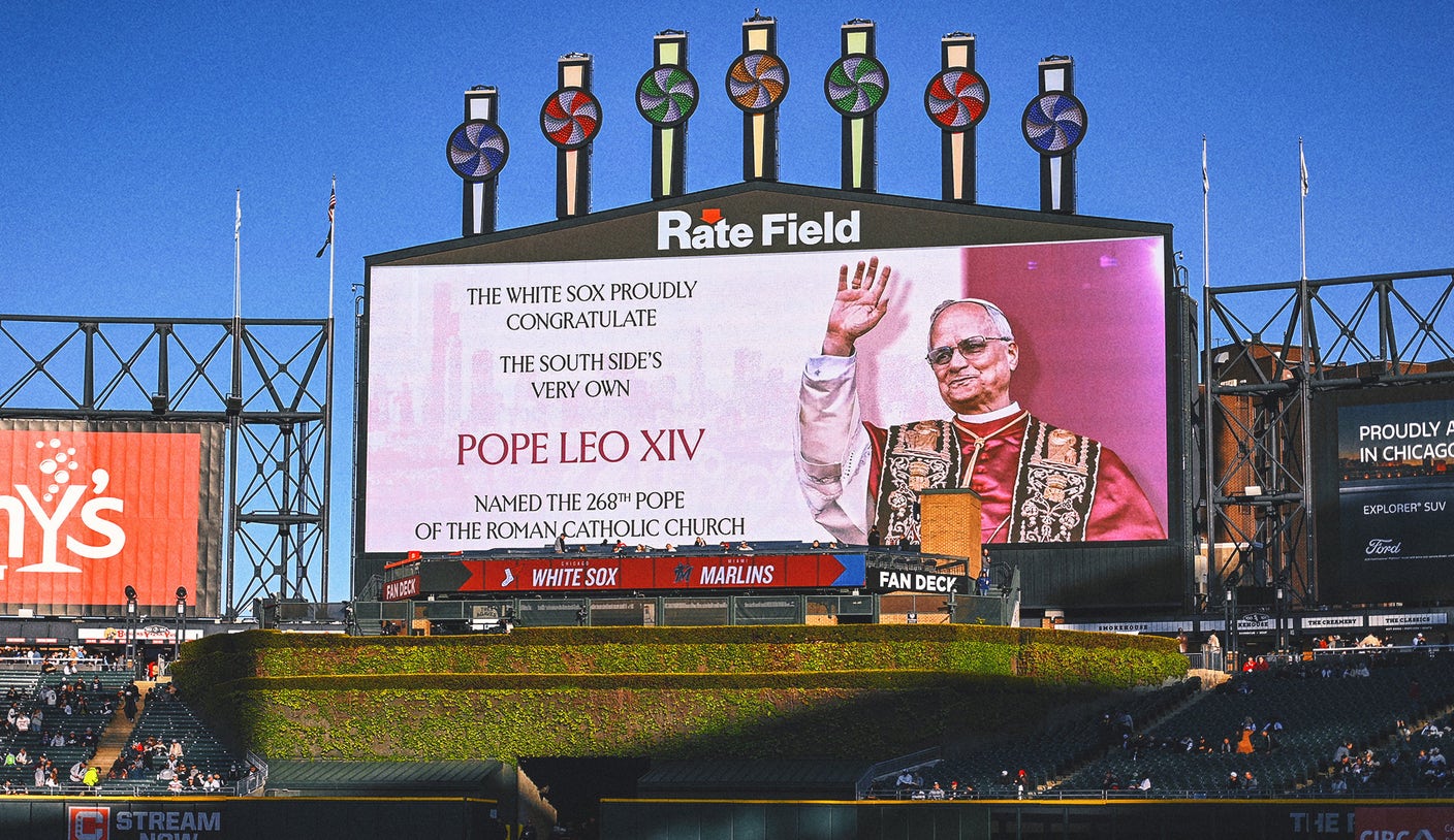White Sox unveil new graphic installation honoring Pope Leo XIV