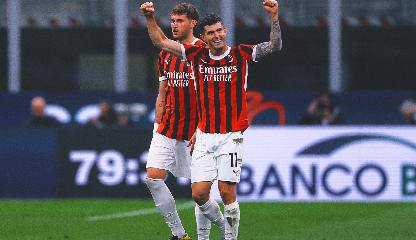 USMNT's Pulisic, Mexico's Gimenez each score in AC Milan's comeback win