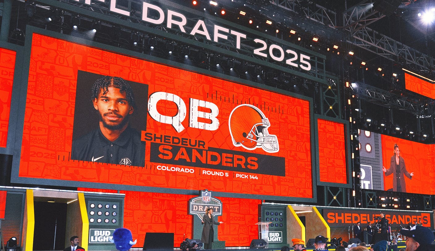 Shedeur Sanders to wear No. 12 with Browns, at least for now
