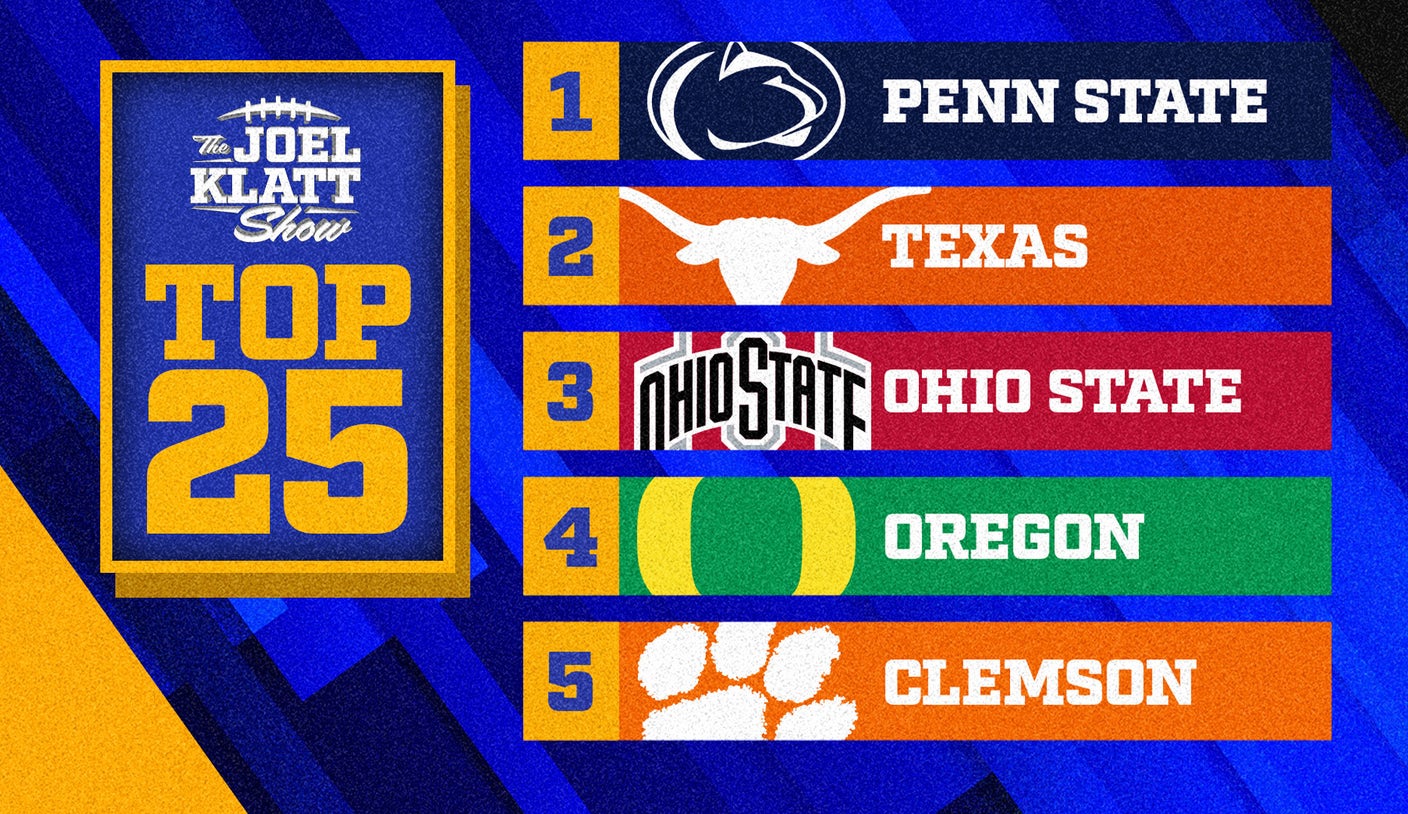 Joel Klatt's post-spring top 25: Texas, Ohio State in top-three; who is No. 1?