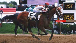 Next Story Image: Journalism fights through crowd to complete comeback win at the Preakness