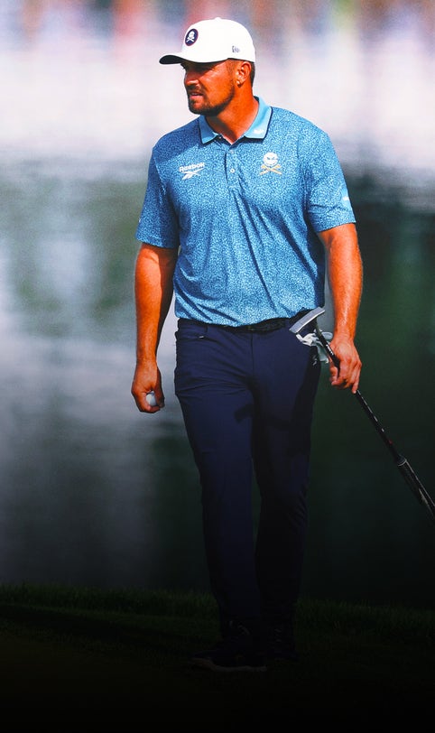 LIV Golf's Bryson DeChambeau lurking at the PGA Championship