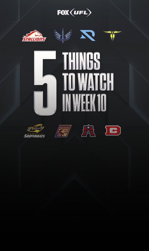 Five things to watch for in Week 10 of the 2025 UFL season