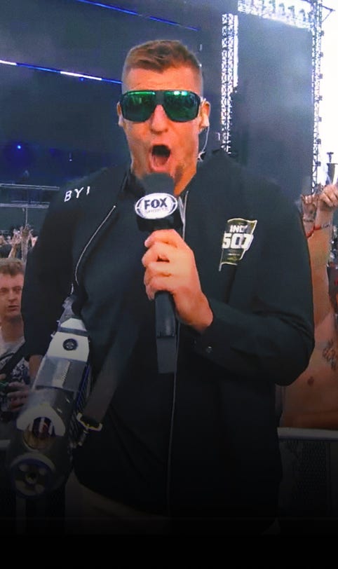 Rob Gronkowski and the Indy 500 Snake Pit was a match made in party heaven