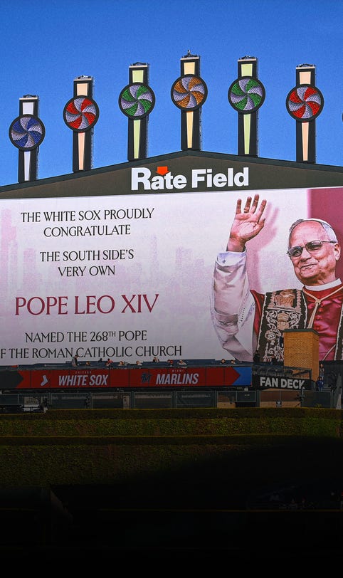 White Sox unveil new graphic installation honoring Pope Leo XIV