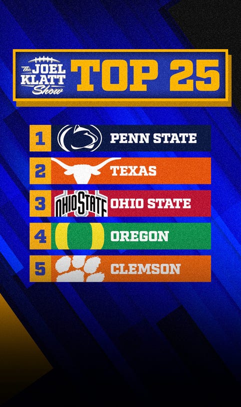 Joel Klatt's post-spring top 25: Texas, Ohio State in top-three; who is No. 1?