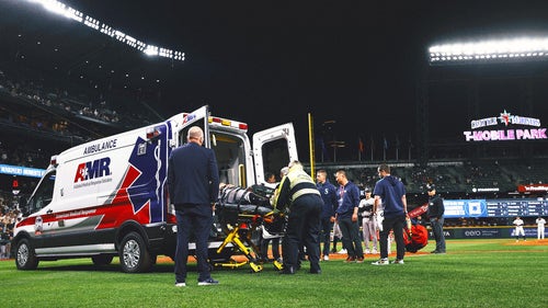 NEXT Trending Image: Yankees 3B Oswaldo Cabrera exits game in ambulance following awkward home plate slide