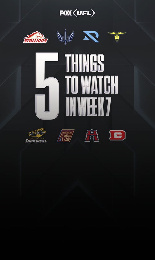 Five things to watch for in Week 7 of the 2025 UFL season