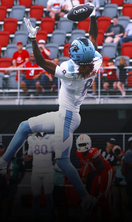 Renegades WR Tyler Vaughns' one-handed TD highlights top UFL plays from Week 8